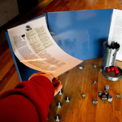 MeepleMounts Tabletop 3-Part Slot-In Magnetic RPG Dungeon Master Screen