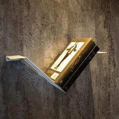 Okunaii™ Chapter Wall Mount Floating V-Shaped Book Shelf