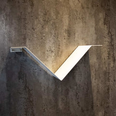 Okunaii™ Chapter Wall Mount Floating V-Shaped Book Shelf