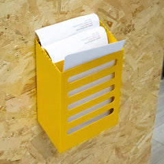 MegaMaxx UK™ Wall Mount A4 Paper & File Holder with Divider Slots