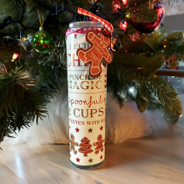 Gingerbread Tube Candle