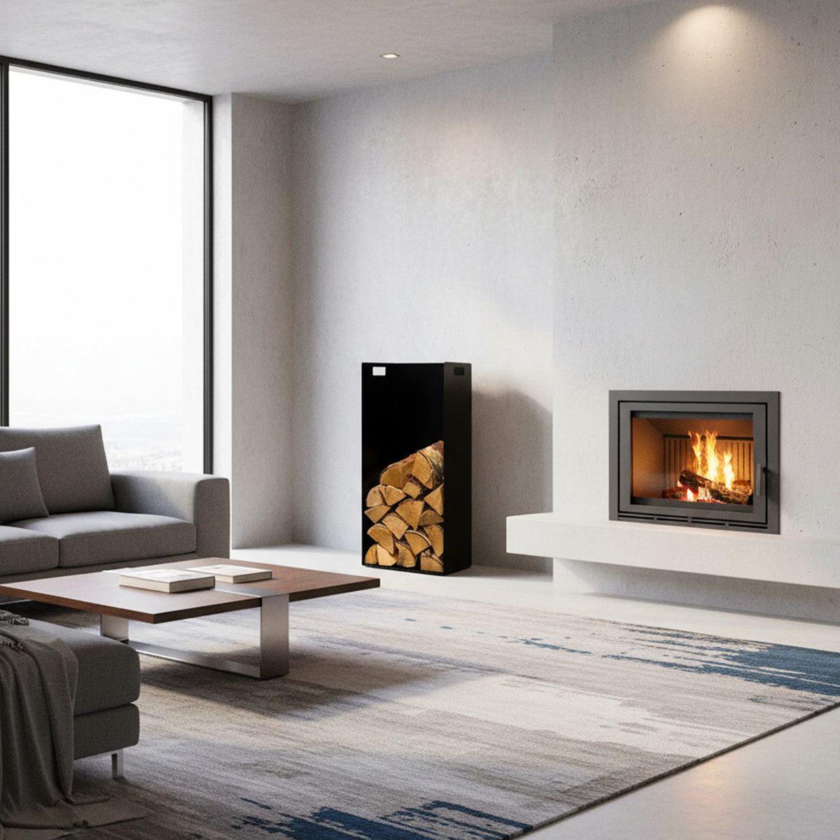 Volcann™ Extra Wide Firewood Log Store