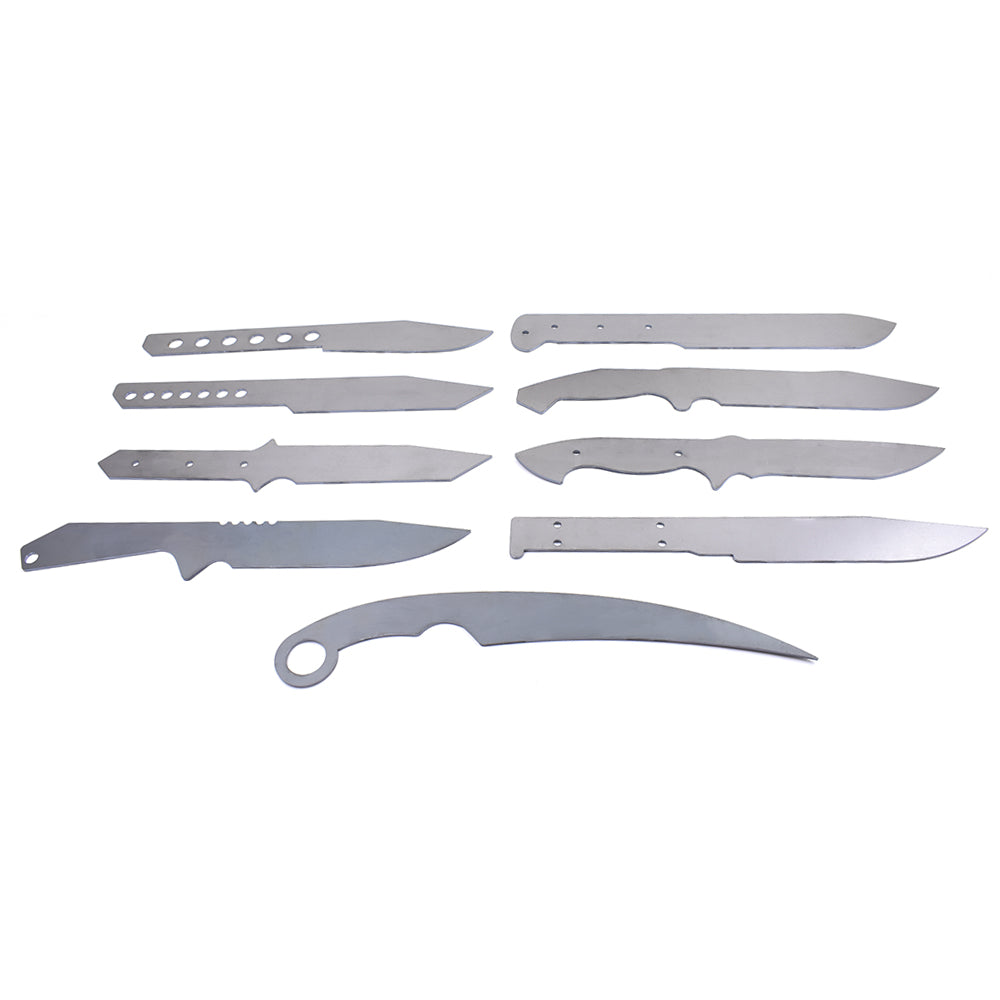 Knife Forging Templates - Set of 9 Different Styles of Knife