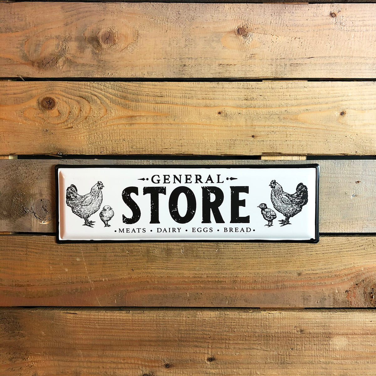 Enamel Signs - Metal Countryside-Themed Wall Art - Indoor Outdoors
