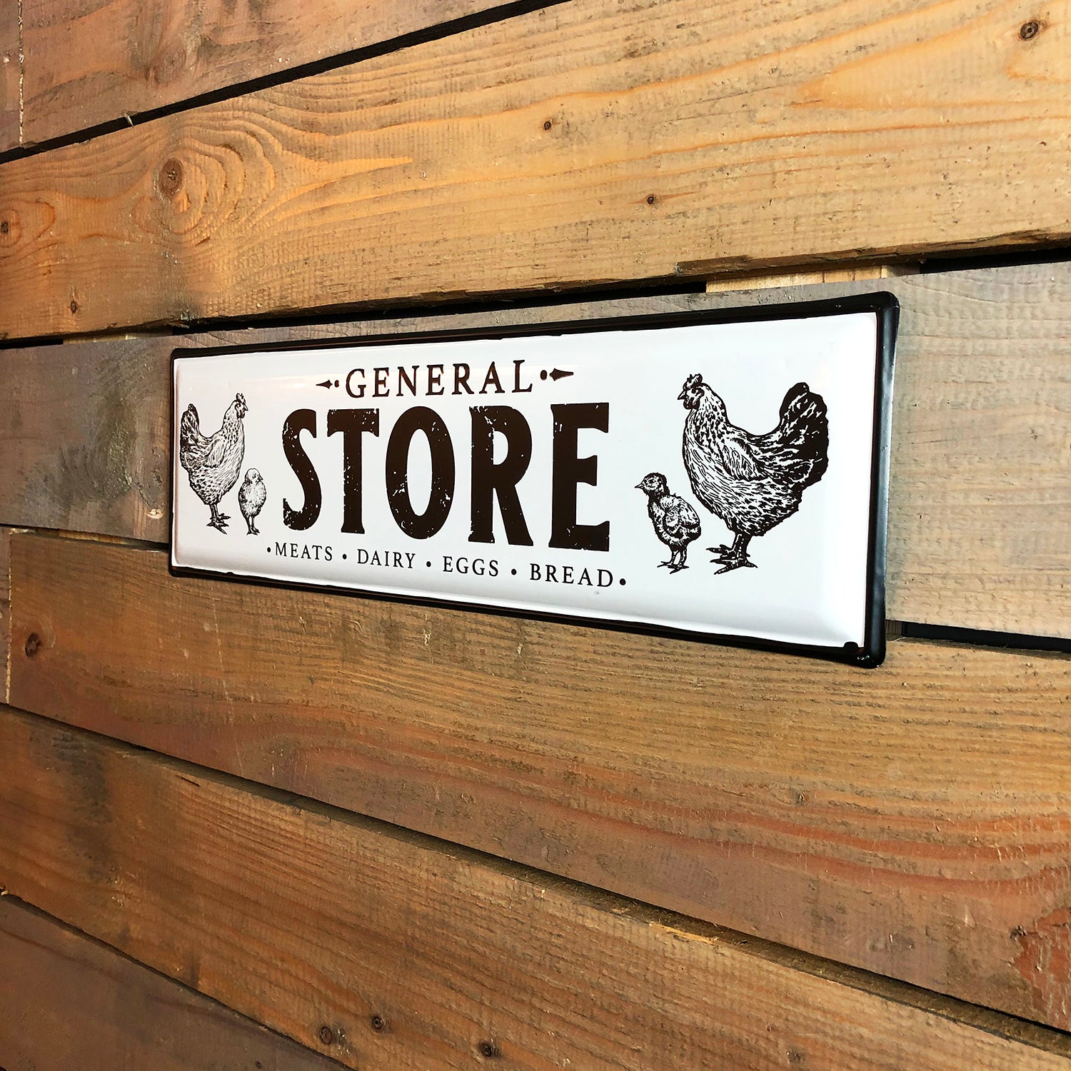 Enamel Signs - Metal Countryside-Themed Wall Art - Indoor Outdoors
