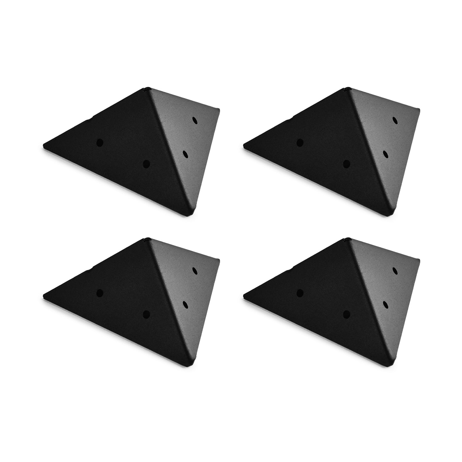 SleeperFit Steel Pyramid 10cm Corner Bracket - Reinforces Corners on Wooden Structures - Planters, Boxes, Raised Beds - Indoor Outdoors
