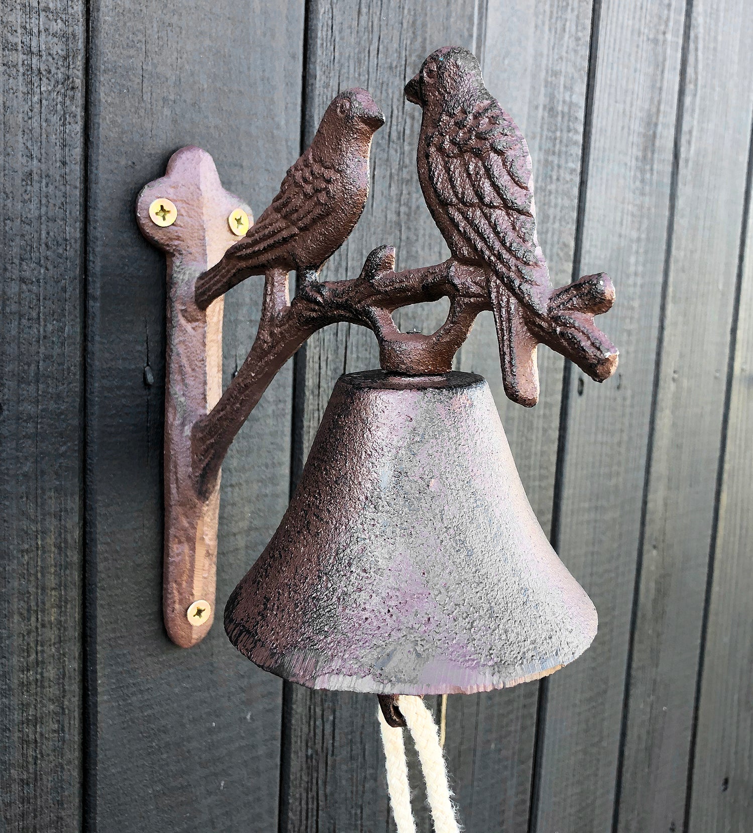 Rustic Cast Iron Doorbell - Indoor Outdoors