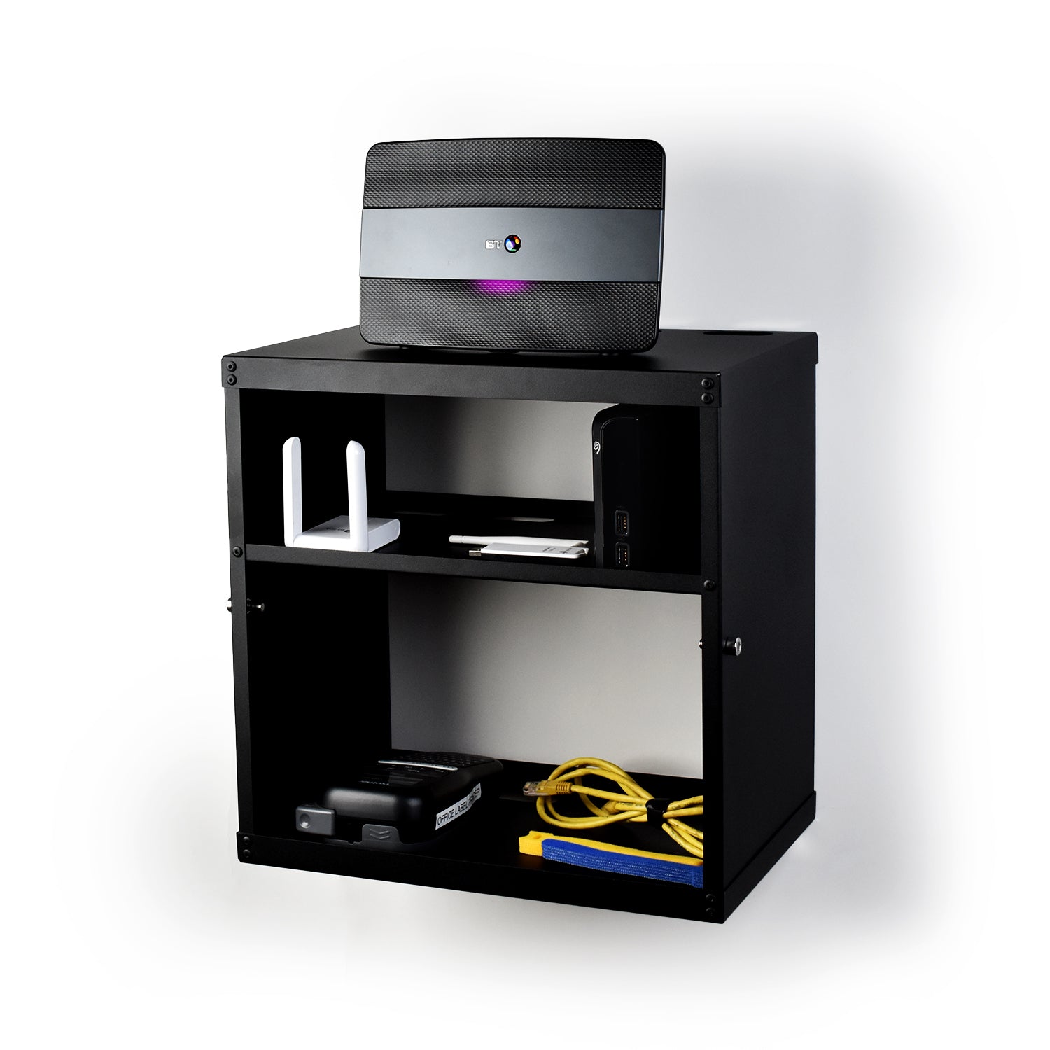 Okunaii Wi-Fi Router & Computer Supplies Wall Mount Cabinet