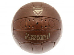Arsenal FC Retro Faux Leather Football - Indoor Outdoors