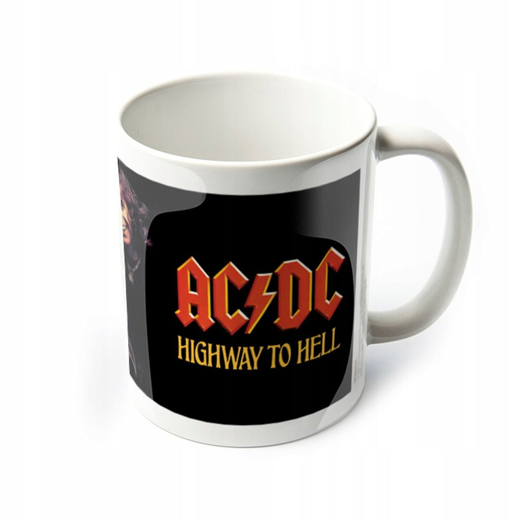 AC/DC Ceramic Mug - Highway to Hell Design