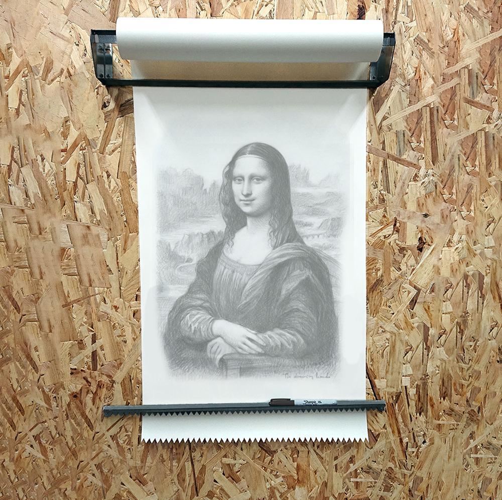 Artist Wall Mounted Paper Roll Dispenser - Indoor Outdoors