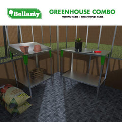Bellamy Greenhouse Combo-Potting + Greenhouse Table | Indoor Outdoors