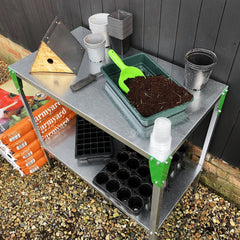 Bellamy Greenhouse Combo-Potting + Greenhouse Table | Indoor Outdoors