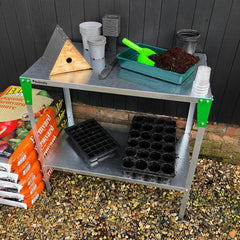Bellamy Greenhouse Table & Workbench - Indoor Outdoors
