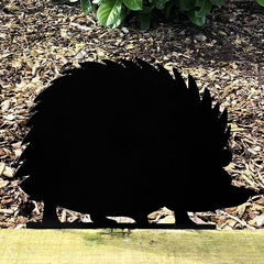 Bellamy Rustic Steel Garden Art Metal Hedgehog Ornament - Indoor Outdoors