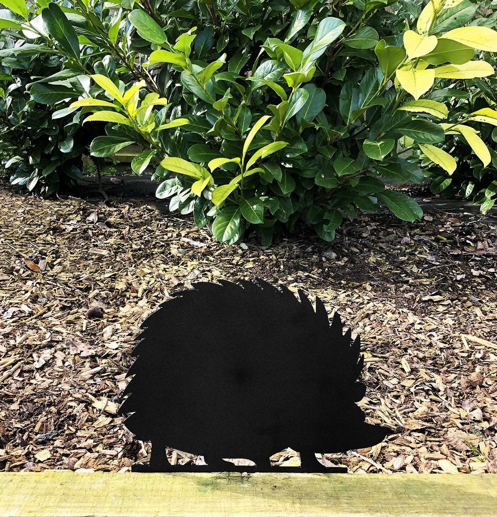 Bellamy Rustic Steel Garden Art Metal Hedgehog Ornament | Indoor Outdoors
