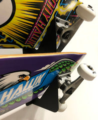 BlackSteel™ Dual Skateboard Wall Mounting Brackets | Indoor Outdoors