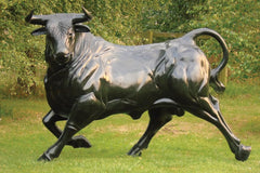 Fergus McArthur Bull Bronze Effect Sculpture