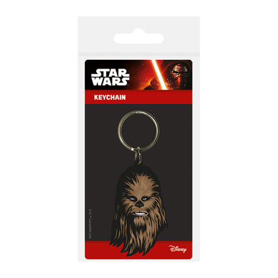 Star Wars Chewbacca Rubber Keyring - Indoor Outdoors