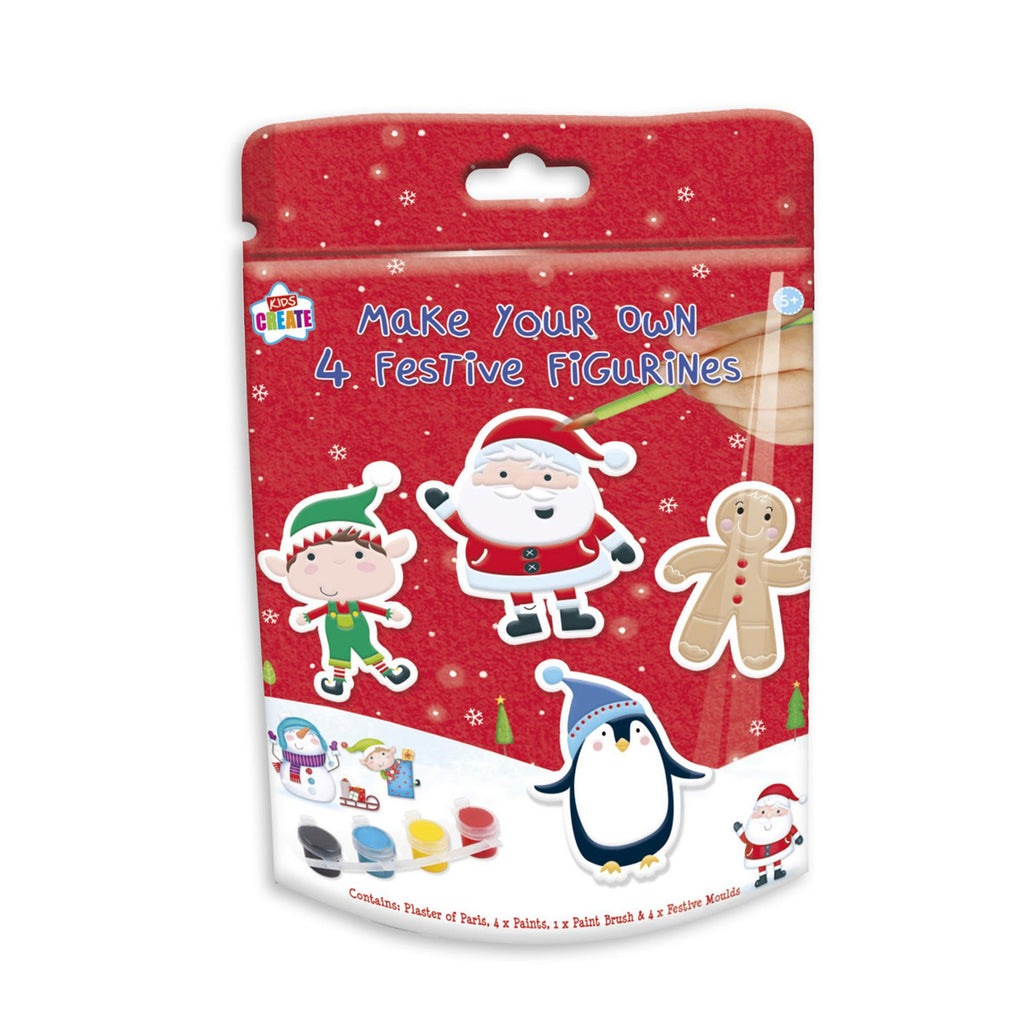 Creative Make Your Own Christmas Figurines Kit Indoor Outdoors