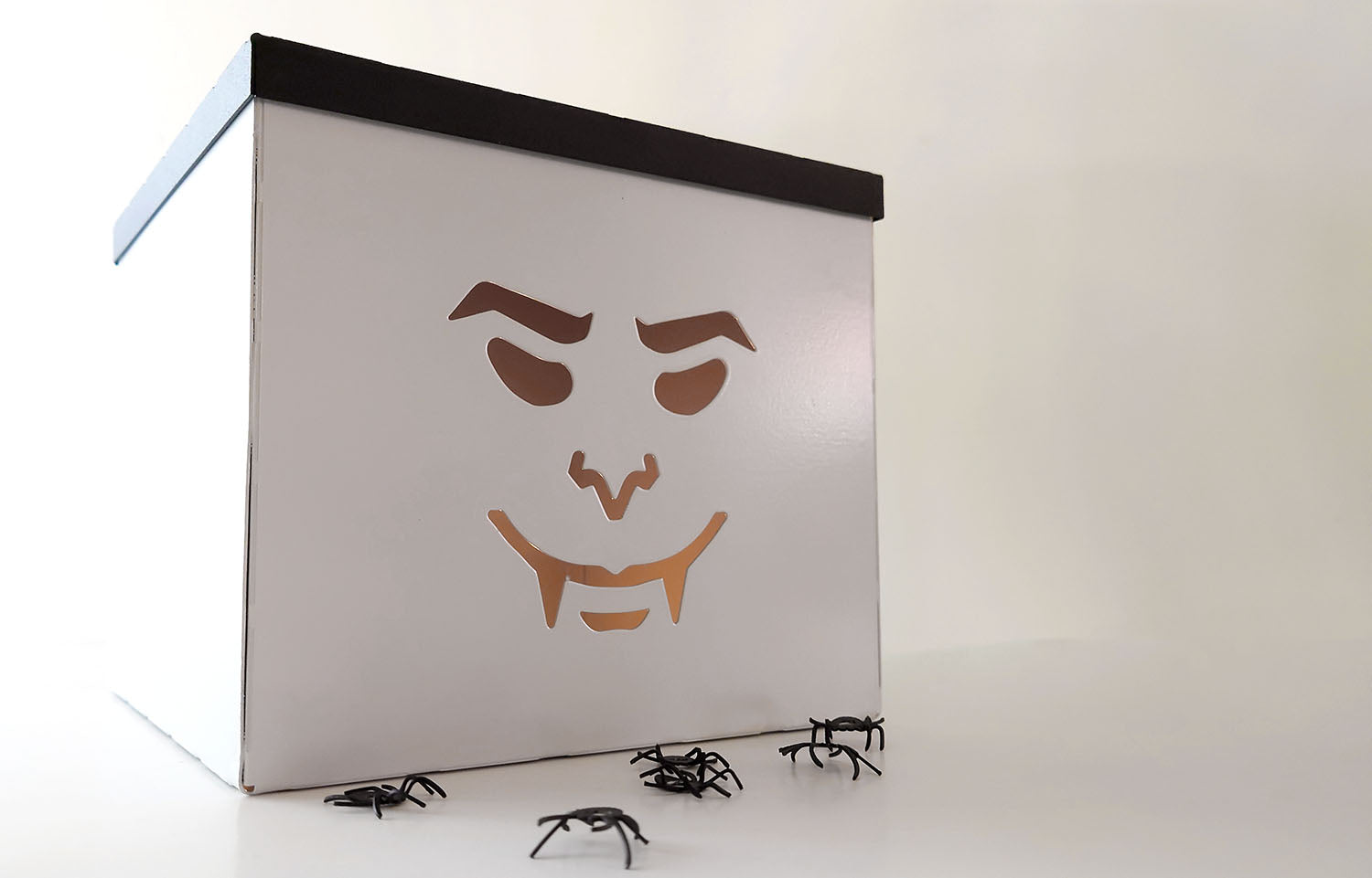 Halloween Box with Vampire Design Cutout