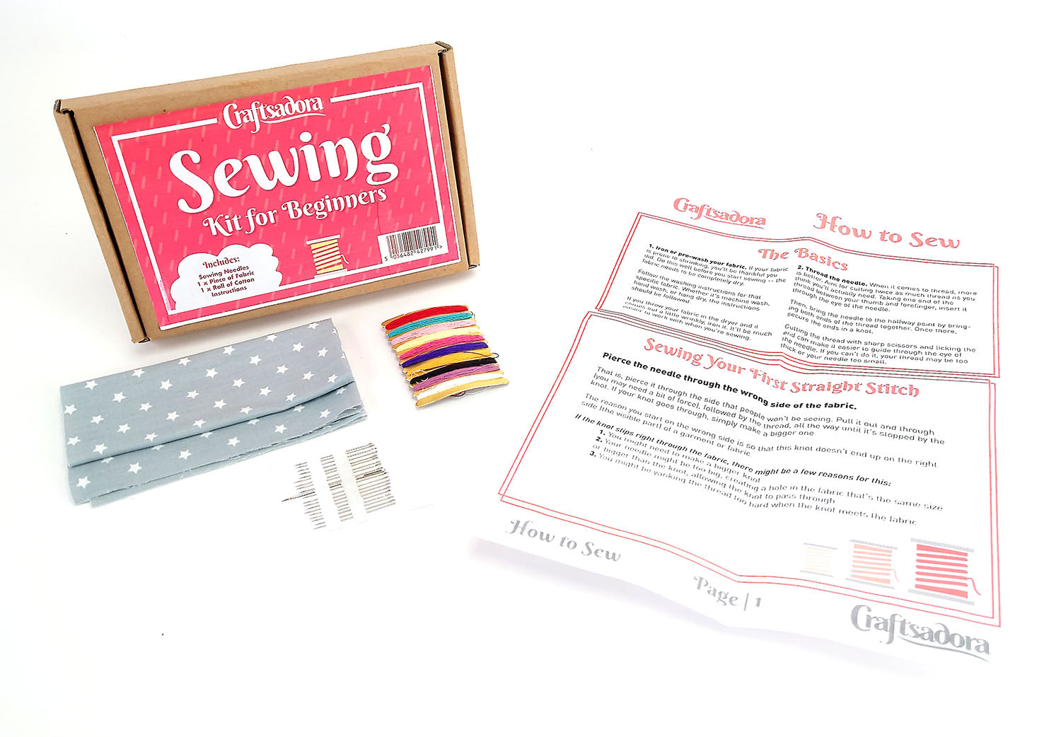 Craftsadora Sewing for Beginners Kit