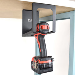 MegaMaxx UK™ Drill Holder - For Mounting Under Workbenches - Indoor Outdoors