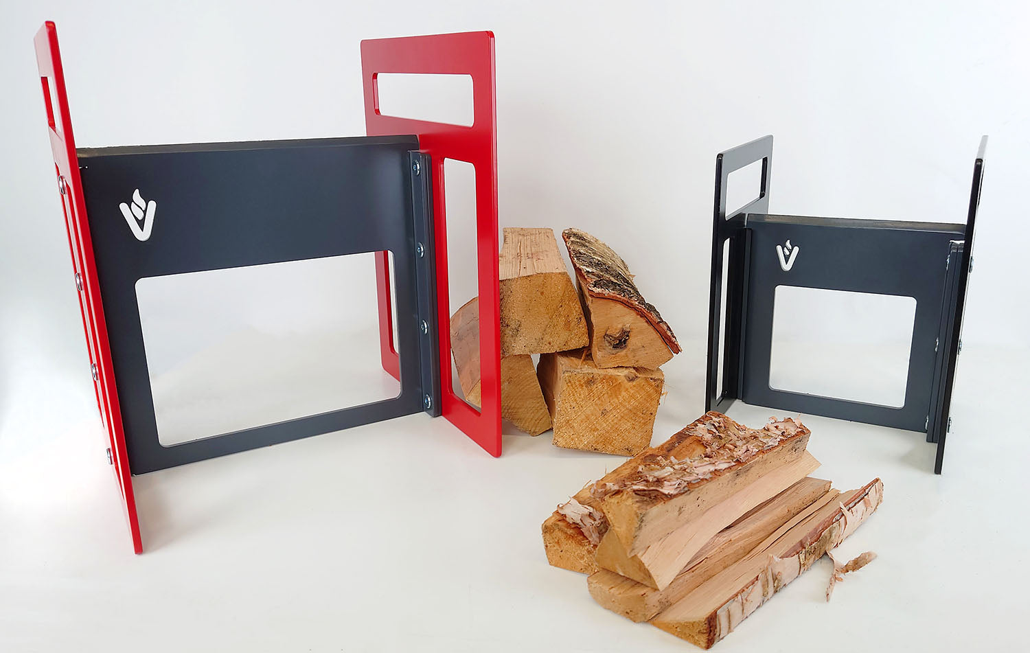 Volcann™ Heavy Duty Kindling Splitter - Super Fast & Safe to Use - Splits Logs into Kindling - Indoor Outdoors