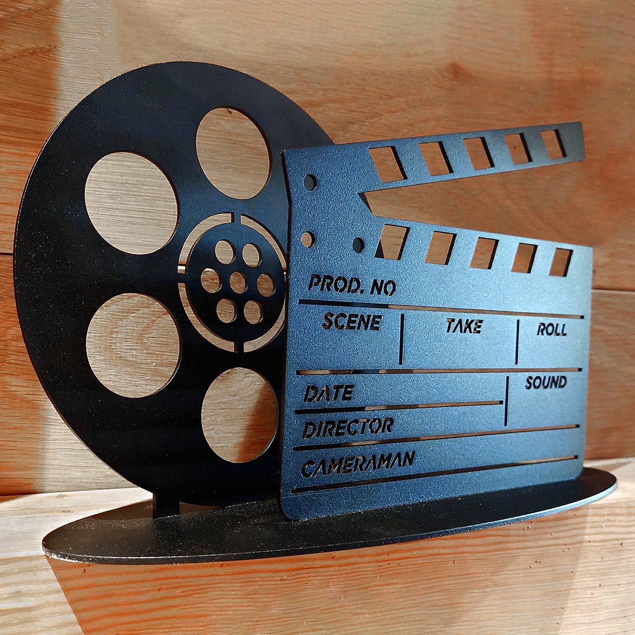At The Movies Film Clapper Board & Film Reel Ornament - Indoor Outdoors