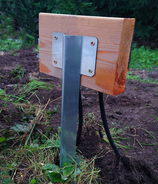 Outdoor & Garden External Mains Plug Socket Installation Stake