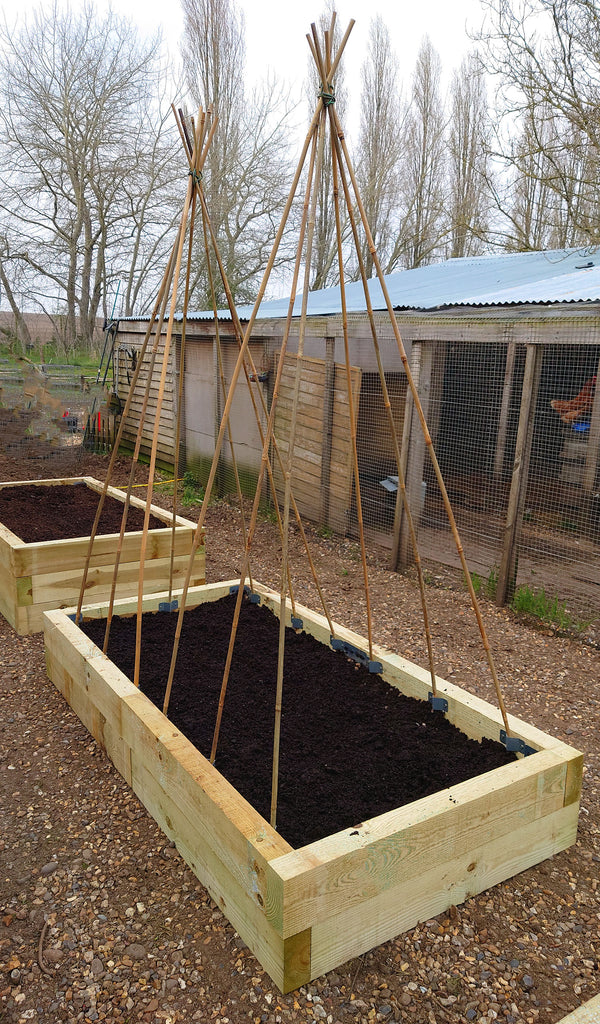 SleeperFit 2Tier Rectangular Planter & Vegetable Patch Installation K