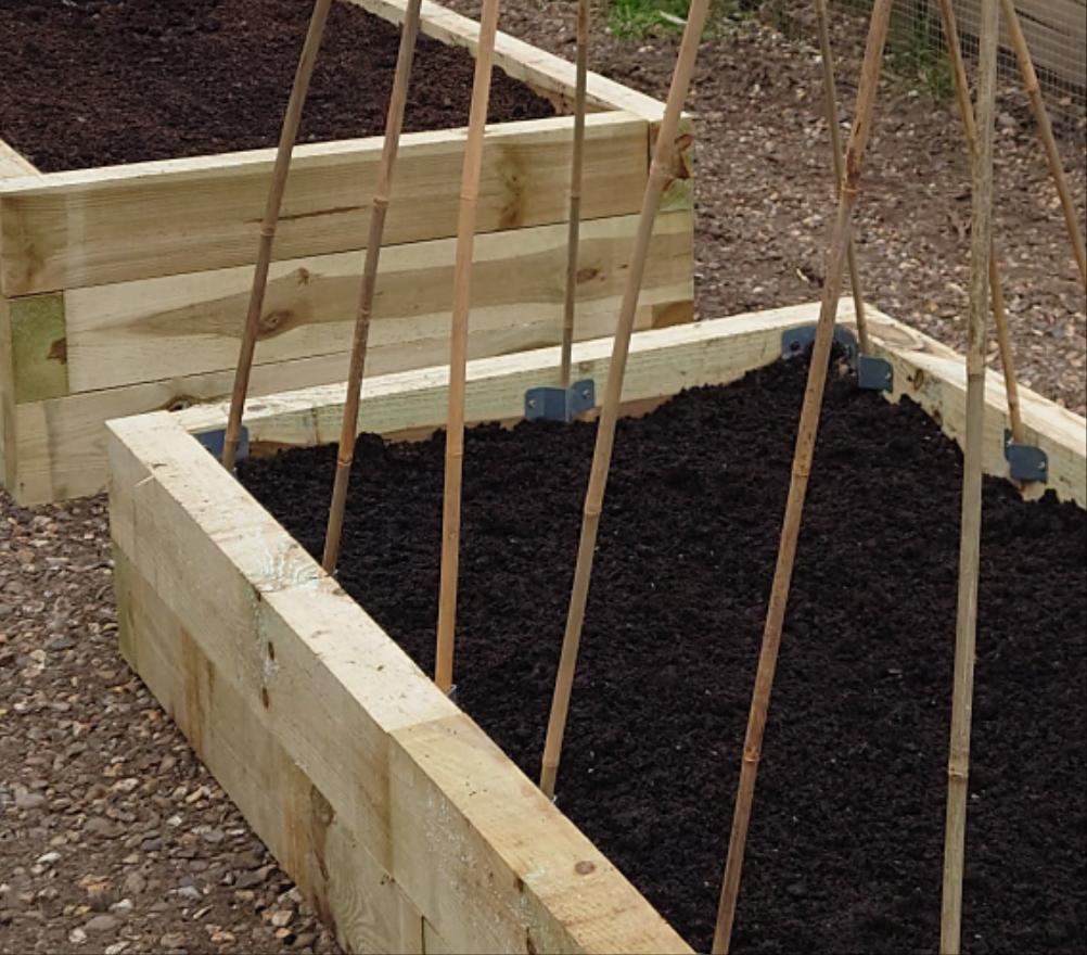 SleeperFit 2Tier Square Planter & Vegetable Patch Installation Kit