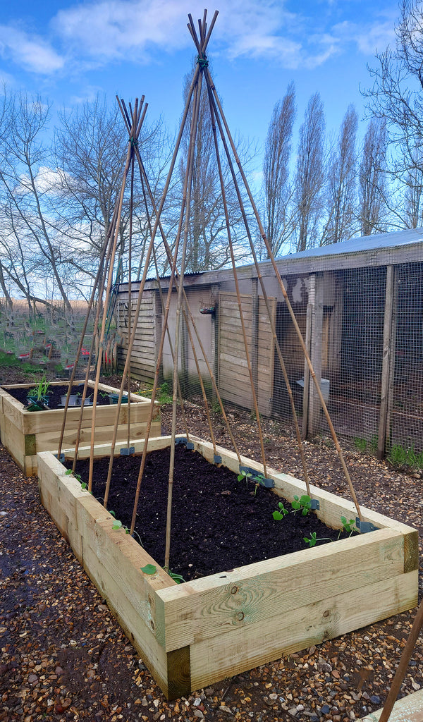 SleeperFit 2Tier Rectangular Planter & Vegetable Patch Installation K