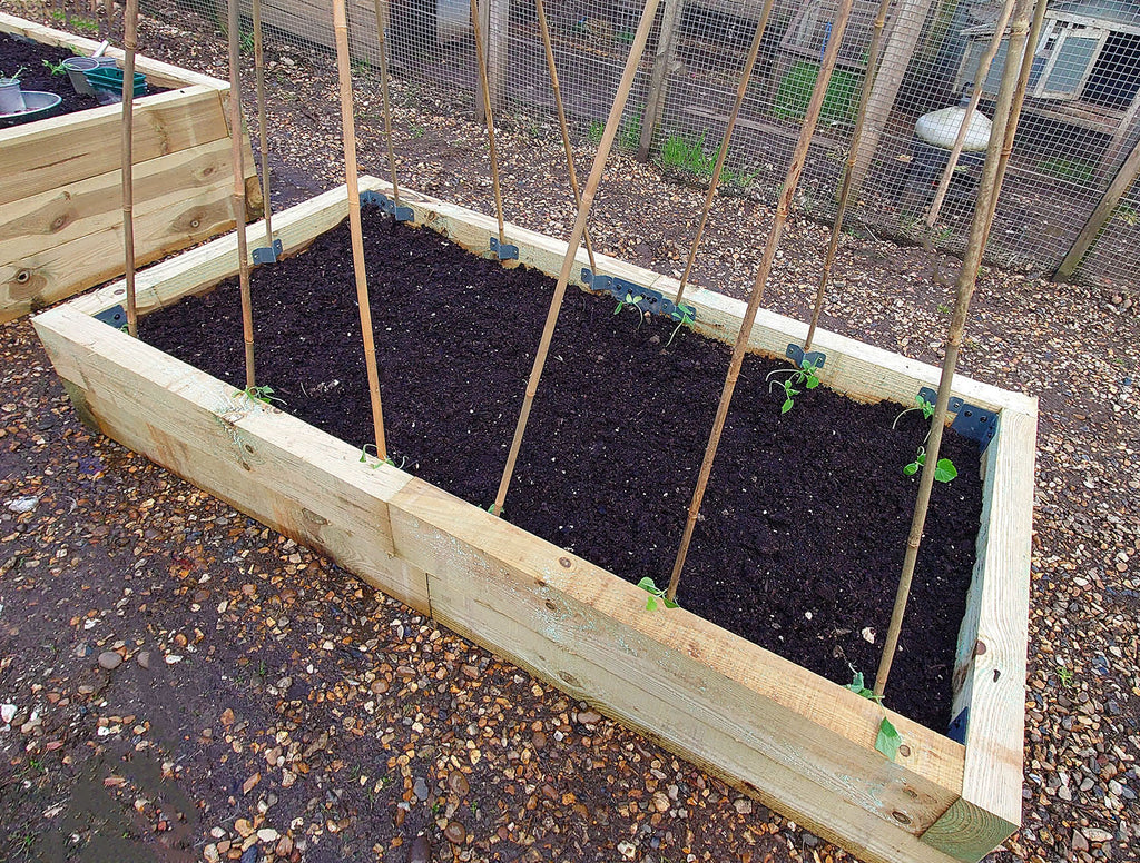 SleeperFit 2Tier Rectangular Planter & Vegetable Patch Installation K