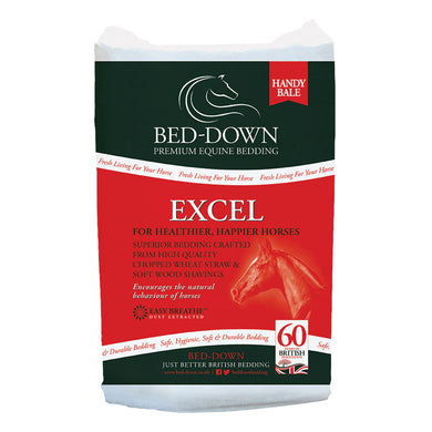 Bed-Down Excel Horse Bedding (20kg Bag) - Indoor Outdoors