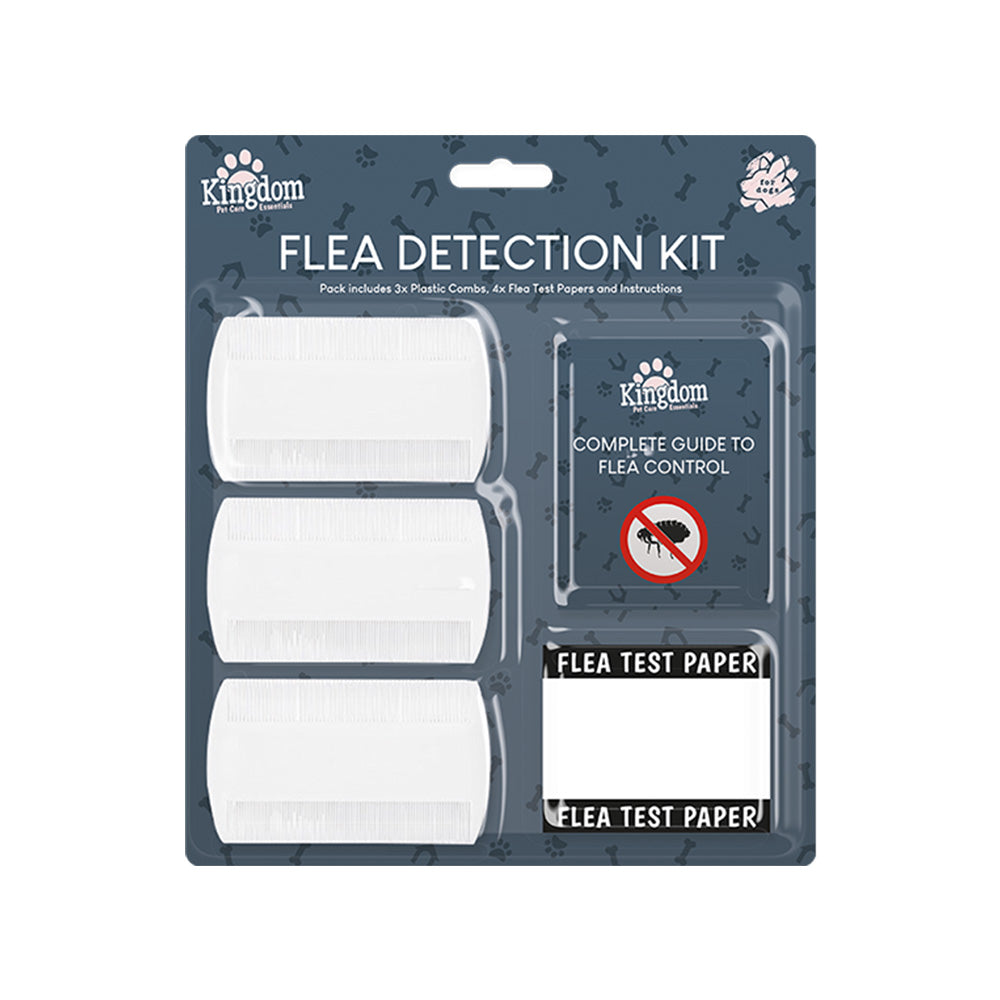 Flea & Tick Kit for Dogs - Flea & Tick Shampoo + Flea Detection Kit - Indoor Outdoors