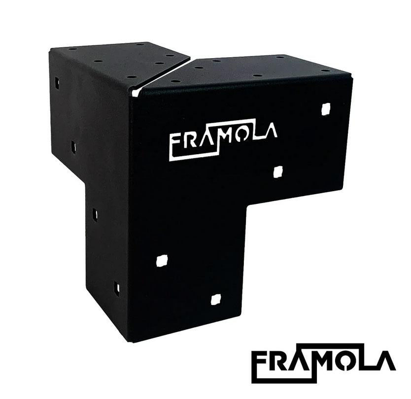 Framola™ Attached 2 Bay Pergola Construction Bracket Kit "D" - Indoor Outdoors
