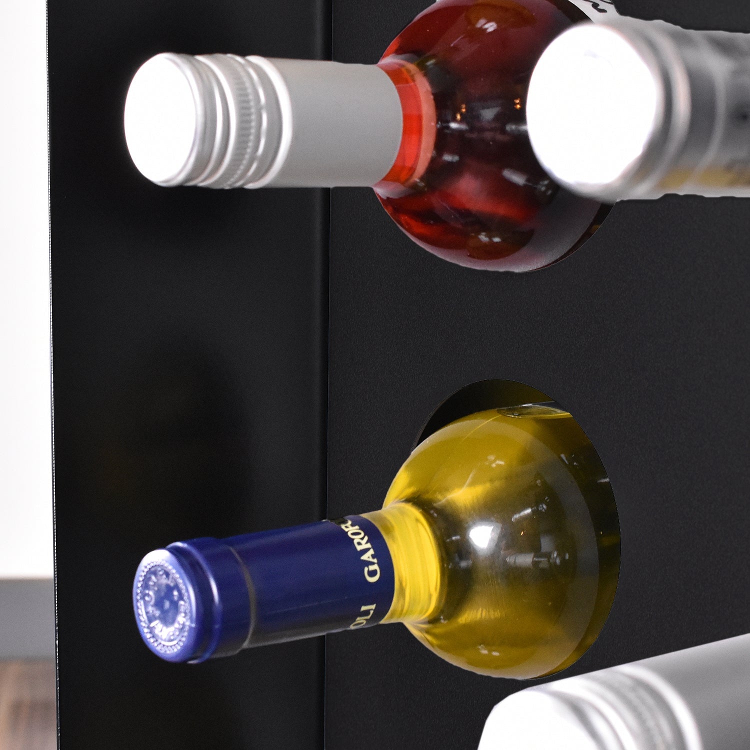 Free Standing Steel Wine Rack Cabinet (14 Bottle) | Indoor Outdoors