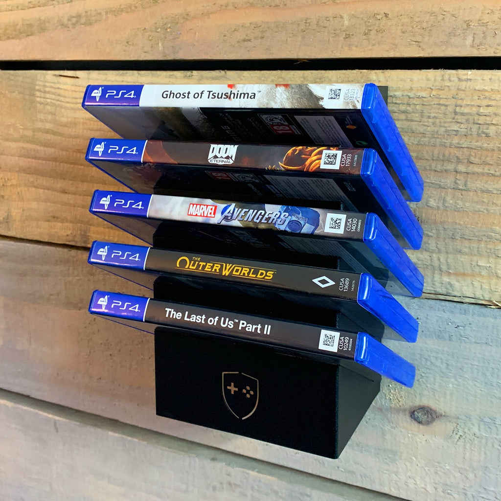 Games Storage Tower Rack | Wall Mount | PS4, Xbox One, BluRay
