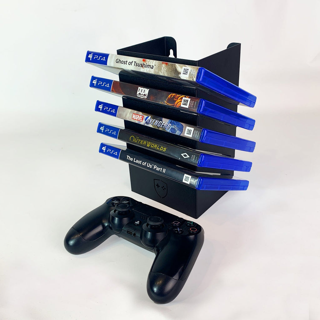 Games Storage Tower Rack | Wall Mount | PS4, Xbox One, BluRay