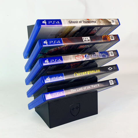 Games Storage Tower Rack | Wall Mount | PS4, Xbox One, BluRay