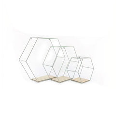 Hexagon Slim Line Shelf Unit