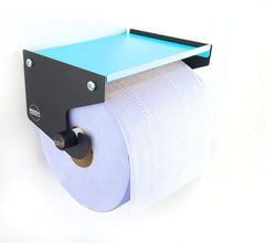 MegaMaxx Blue Roll Holder with blue roll attached