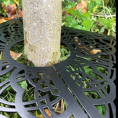 Square-Base Patterned Tree Grille