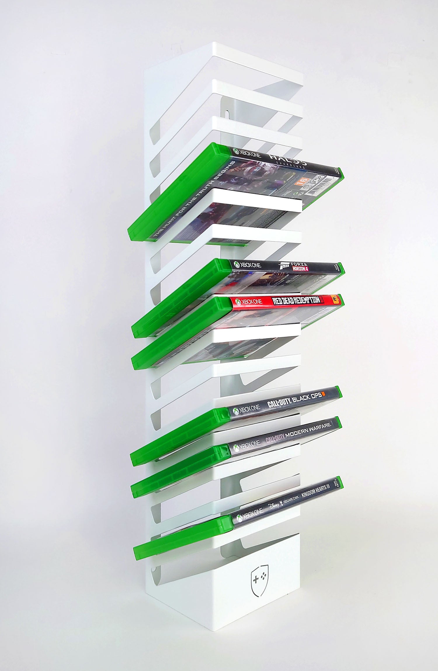 GameShieldz™ Wall Mount Games Storage Tower Rack (3 Sizes Available)
