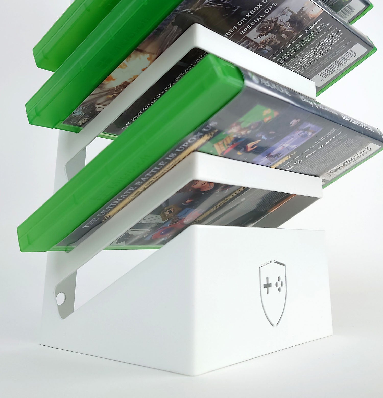 GameShieldz™ Wall Mount Games Storage Tower Rack (3 Sizes Available)