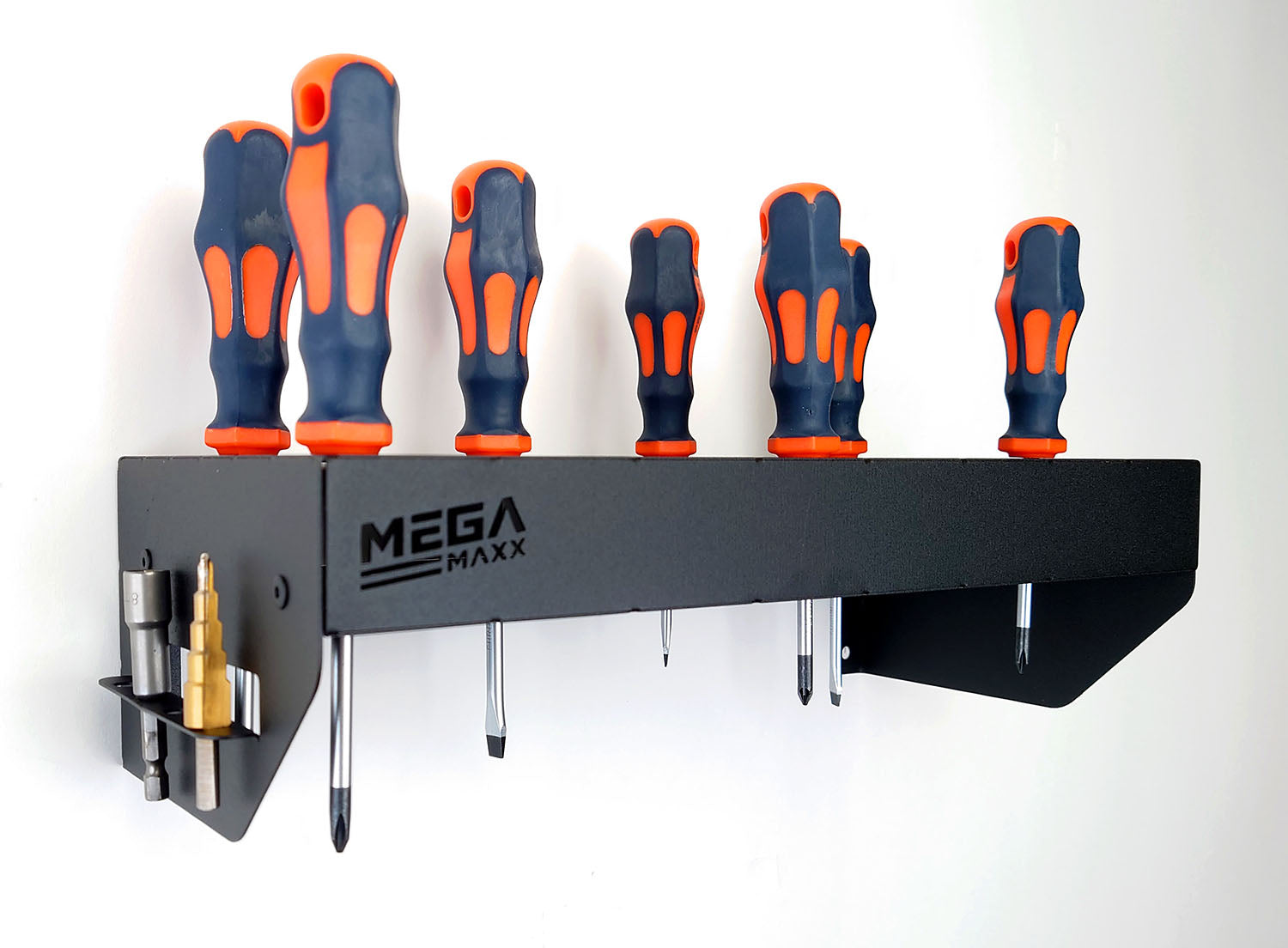 MegaMaxx UK™ Wall Mountable Screwdriver Storage Unit - Indoor Outdoors