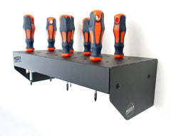 MegaMaxx UK™ Wall Mountable Screwdriver Storage Unit - Indoor Outdoors