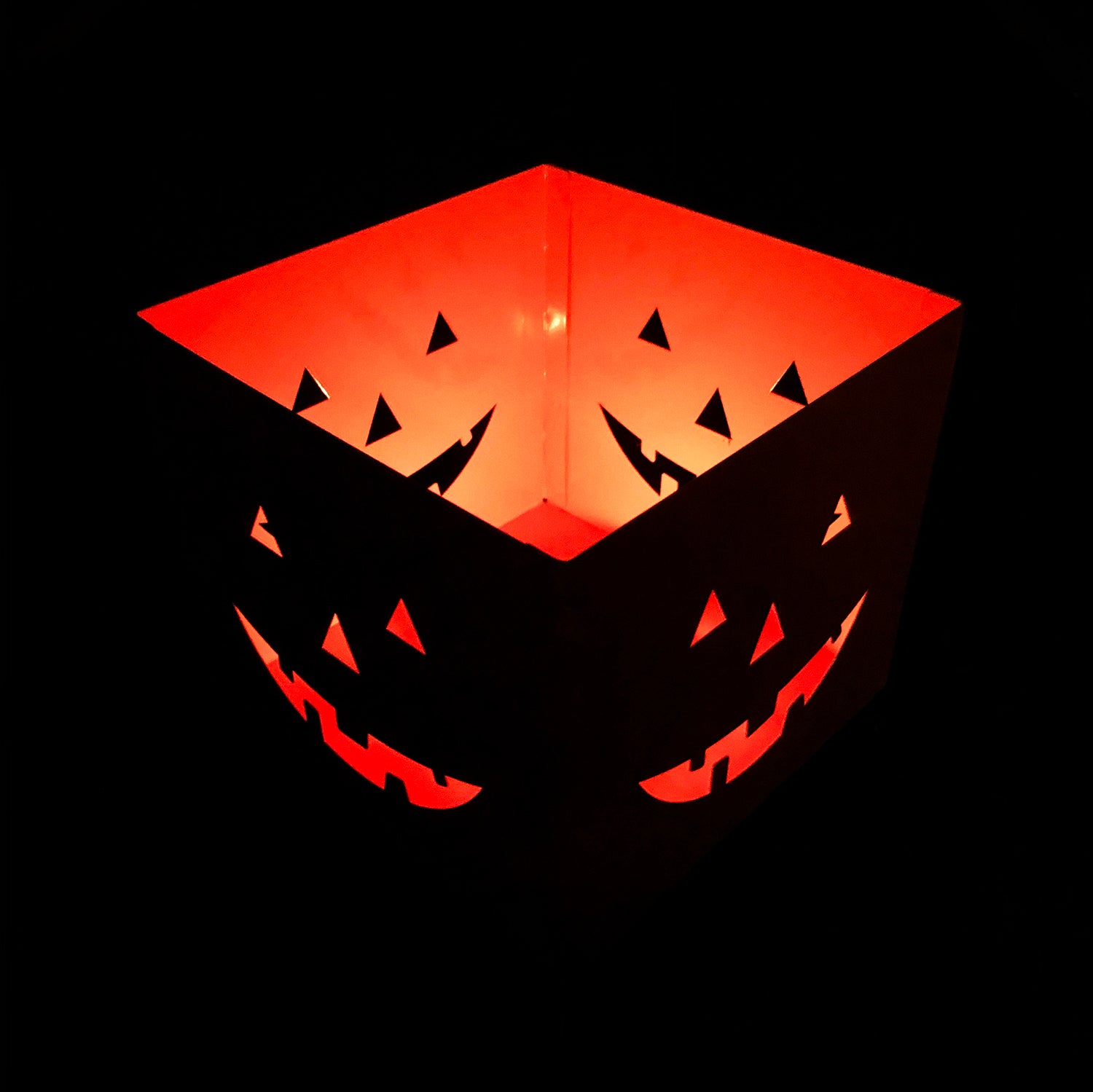 Halloween "Trick or Treat" Pumpkin Box - Indoor Outdoors