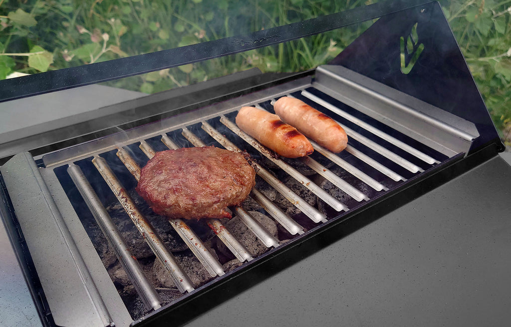 Portable BBQ Picnic Basket Style Easy Carrying & Transport